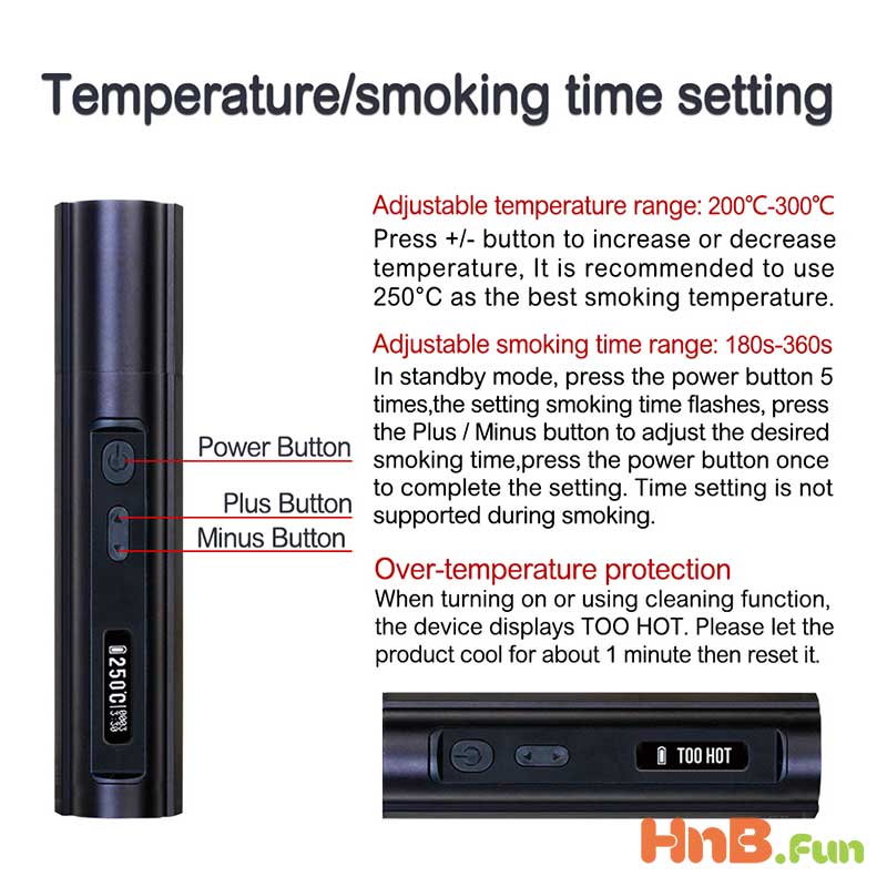 HiTaste P8 Timer Counter Adjust HiTaste P8 How to Adjust Timer and Reset Counter