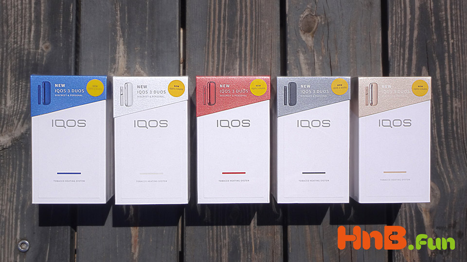 IQOS 3 DUO KITS Blue White Copper Black Gold Hong Kong